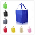 Large Reusable Reinforced Handle Grocery Tote Bag with Removable PVC Board Bottom